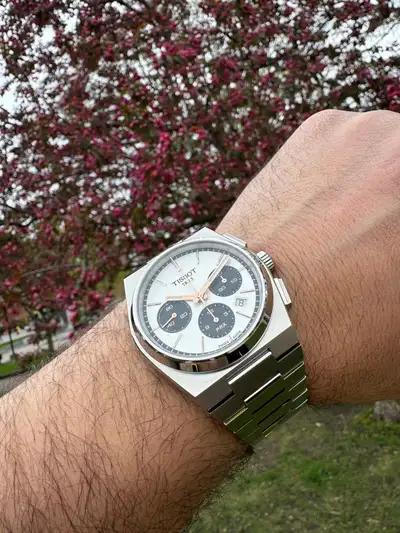 Tissot PRX Panda Automatic Chronograph 42mm Two Tone Men’s Watch, View more