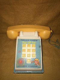 Fisher Price - Pop Up Pal Chime Phone (c) 1968