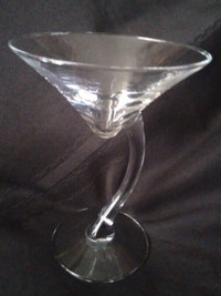 NEW**5 Tipsy Martini Glasses, Candy Dish, or Tea Light Holders