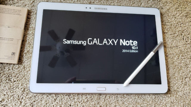 Samsung Galaxy Note 10.1 - 2014 Edition SM-P600 32GB, white in General Electronics in Saint John - Image 3