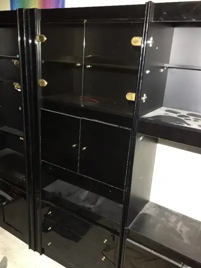 Black curio cabinets. Display. furniture. I deliver!, View more
