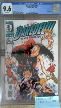 Daredevil, Vol. 2 #11 (2000) CGC 9.6 Slab, 1st Fight with Echo