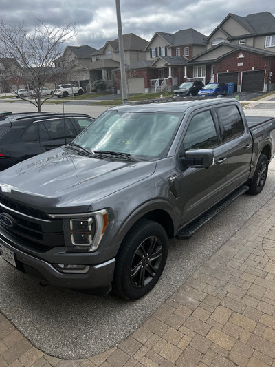 2021 Ford F150 Lariat Sport with BLUECruise autonomous driving.