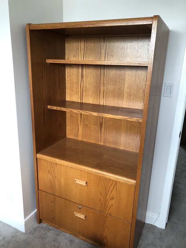 Bookcase as part of office suite Bookcases & Shelving Units