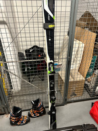 Ski full set - hard case / elan skies / technica boots  