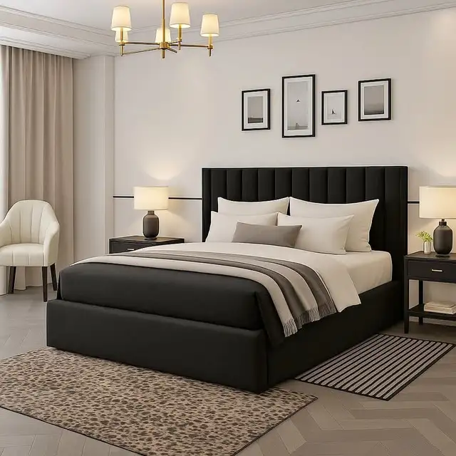 Bedroom Furniture Queen size Beds Kings sizes bed frame storage in Beds & Mattresses in Delta/Surrey/Langley - Image 8