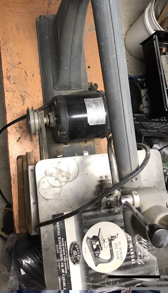 24” BEAVER VINTAGE DEEP THROAT SCROLL SAW Power Tools Calgary Kijiji
