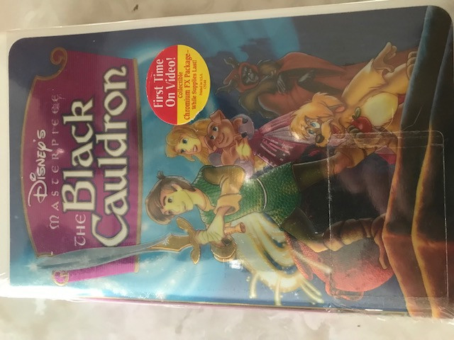 New Sealed VHS The Black Cauldron by Walt Disney for sale  