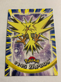 Zapdos #145 Pokemon Topps Non-Holo Blue Logo First Print NM/MT.