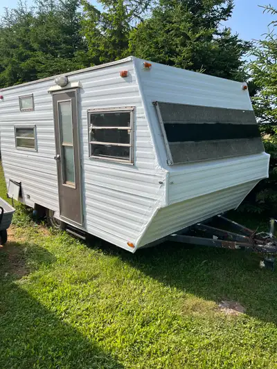 An older camper we used it for 3 summers in a row, didn’t go far. Didn’t leak for us had to put some...