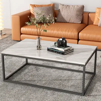Table de salon faux marble, View more