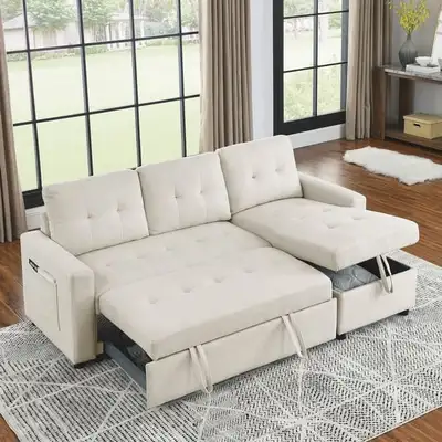 Summer End Sale New 4- Sofa Bed Sleeper Different Function Couch, View more