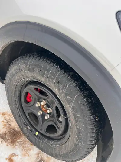 255/65R18 GT Radial Ice Pro SUV3 winter tires on steel wheels. Came off a ford explorer. In excellen...