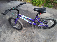 Girls 18" inches, 6 Speed Mountain Bike Purple Color