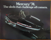 1974 Mercury Snowmobile Brochure