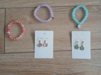 Matching Bracelet and Earrings - Brand New