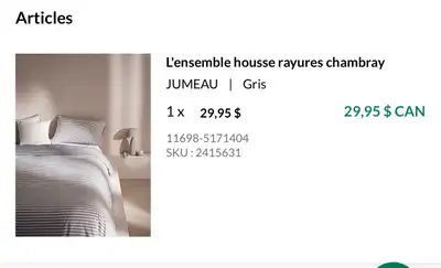 Housse de couette Simons, View more