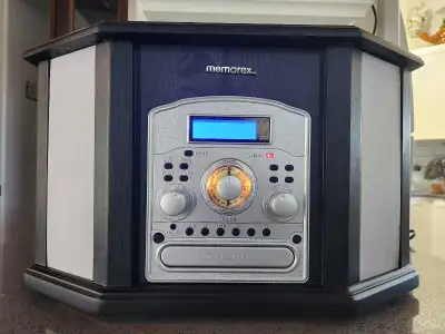 Memorex Record Player, CD, Radio Music Center, View more