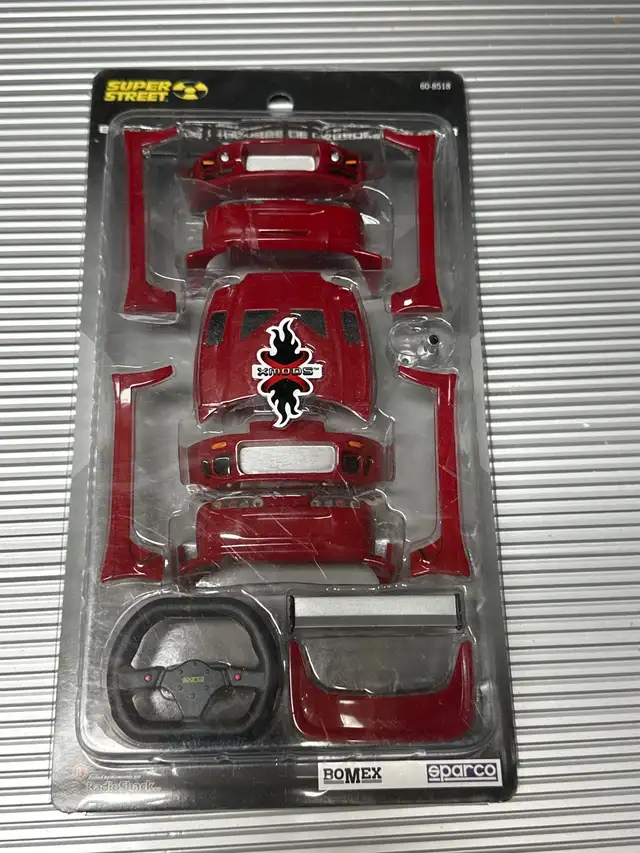 Radio Shack Xmods Super Street Red Body Kit for Toyota Supra RC 63347538762243122