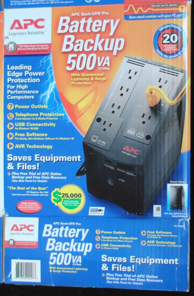 APC BACK-UPS PRO 500 in Other in Longueuil / South Shore - Image 9