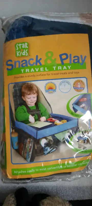 Travel tray for kids. New never used. From a no pet no smoke home Collection only M8W 1R2 Sold as se...