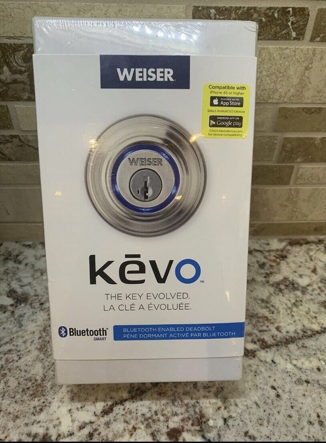 Weiser Kevo Bluetooth Enabled Deadbolt-$130 in Other in Hamilton