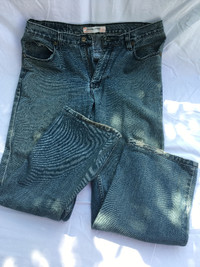 Debris Authentic Vintage Mens Blue Jeans - Size 36