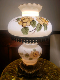 Antique Vintage hurricane lamp 