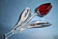 SWAROVSKI Crystal RED TULIP