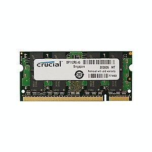 Crucial 2GB DDR2 800MHz MAC Laptop  MEMORY- NEW in pkg in Laptop Accessories in Delta/Surrey/Langley