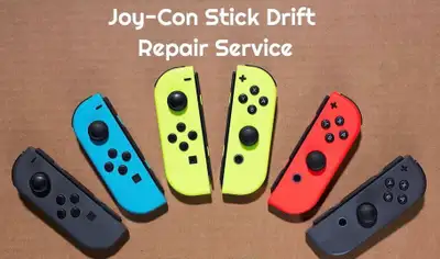 Switch: Joy-Con's Stick Drift Repair + New Battery Replacement , View more