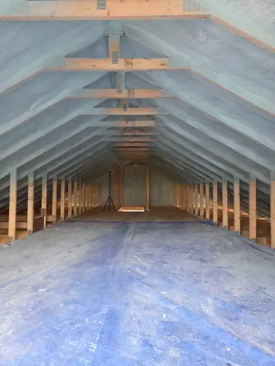 Hello We are offering spray foam services in Calgary and area - 2lb closed cell foam - 1/2lb open ce...
