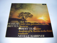 Robert Tear - Mahler Lieder Eines Fabrenden Gesellen - LP