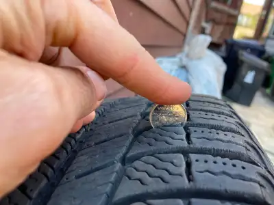 A set of 4 used, but still very serviceable winter tires for sale. Size 225/60-R17 At least 6/32" of...