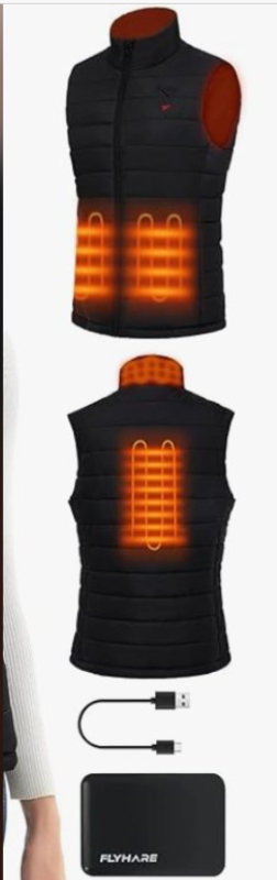 Gilet chauffant pour femme avec batterie incluse, 4 zones, NEUF in Women's - Bottoms in Québec City - Image 3