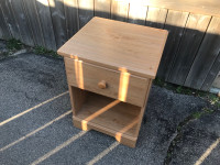 Night Stand Table W/ Drawer & Storage Sturdy & Solid   