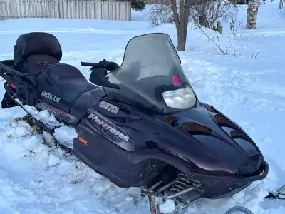 Great sled. 2 up seat. Heated handlebars. 7750kms Asking 1800. Obo.