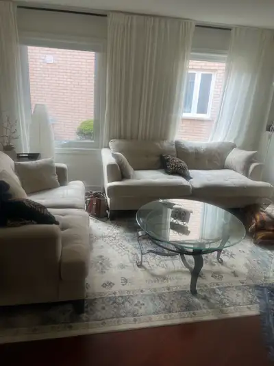 swead sofa and love seat ( 3 + 2 ) - Need best offer , View more