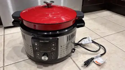 Kalorik MultiCooker with Enameled Cast Iron Pot, View more