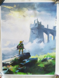 Nintendo Legend of Zelda ‍Breath of the Wild Canvas Poster