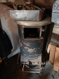 Antique wood stove