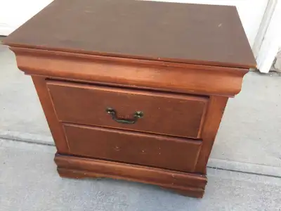 Rustic 2 Drawer Side Table / Night Stand, View more