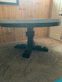Round granite kitchen table 