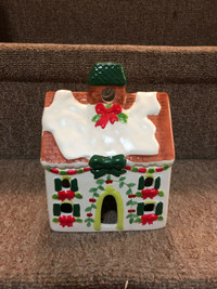 Christmas Holiday House candle holder