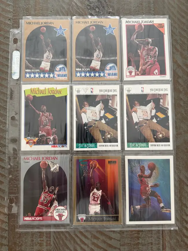 Michael Jordan basketball cards | Arts & Collectibles | Edmonton | Free ...
