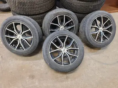 Great condition rims. Tires are cracking, but still not too bad. Take all 4 - $200