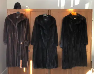 Manteau fourrure véritable en Vison / 2 choix, View more