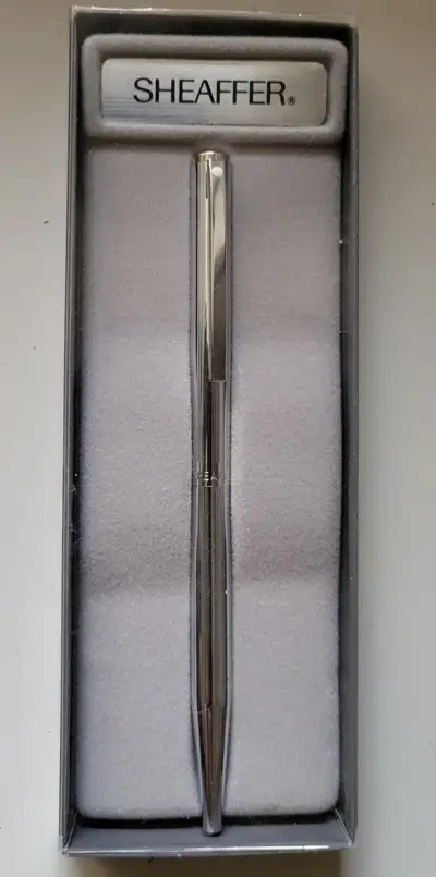Vintage Sheaffer Silver Ballpoint Pen