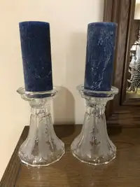 Crystal candleholders (set of 2)
