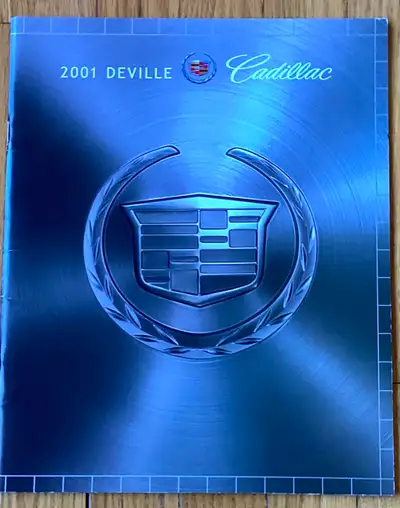 2001 CADILLAC DEVILLE AUTO BROCHURE FOR SALE THIS DELUXE BROCHURE HAS 26 PAGES SHOWING MODELS OF THE...